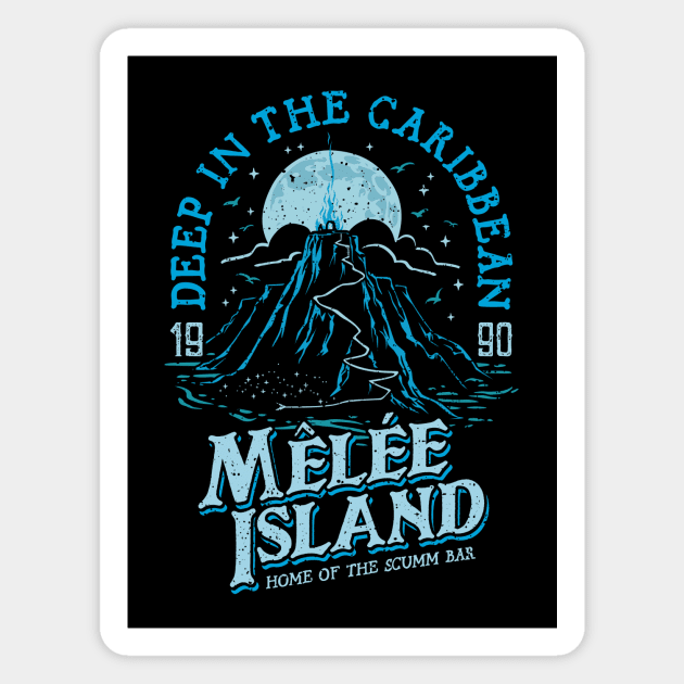 Deep in the Caribbean (blue) Magnet by Olipop